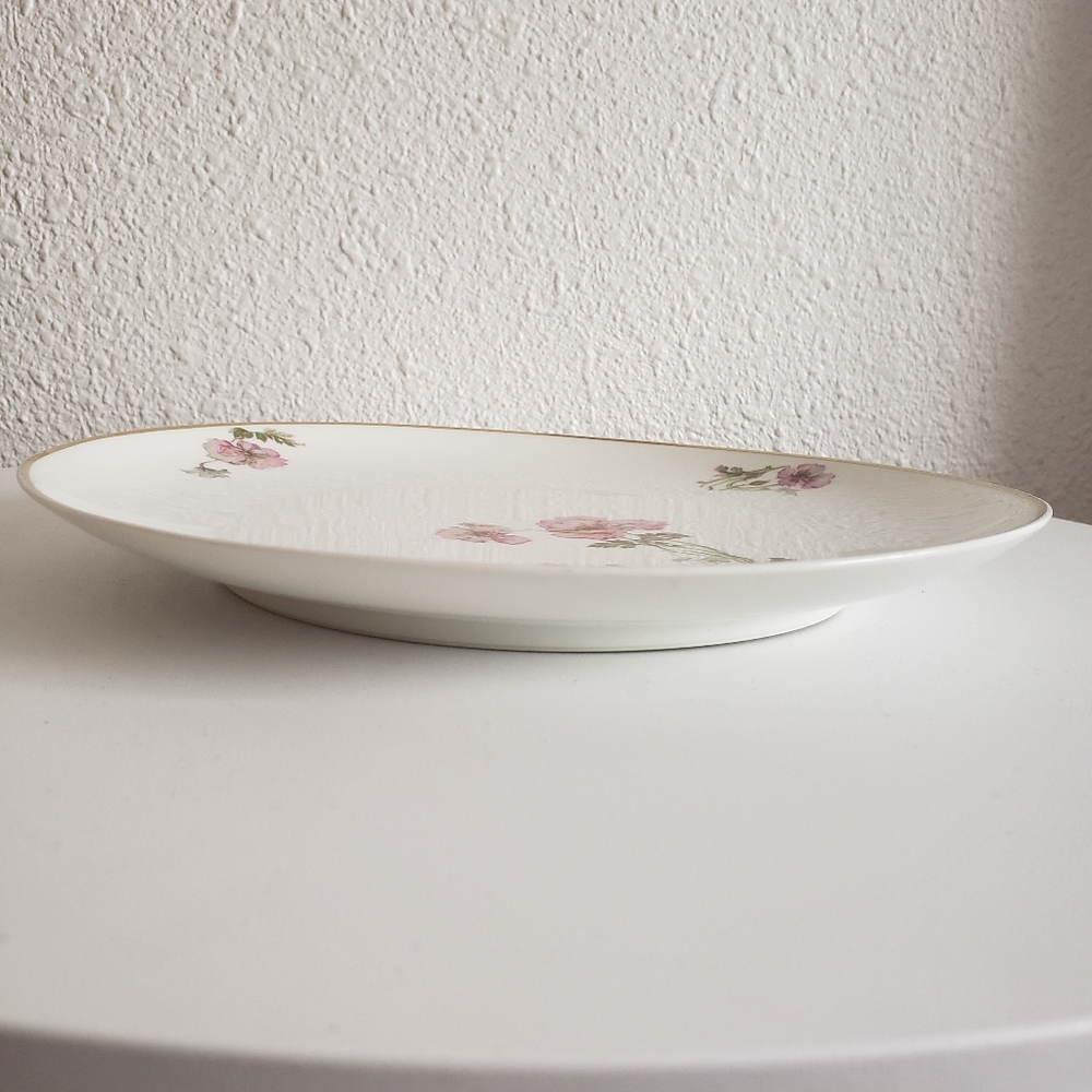 Antique MC Haviland Limoges France Handpainted Floral Round Platter 8-5/8" . - Picture 7 of 10
